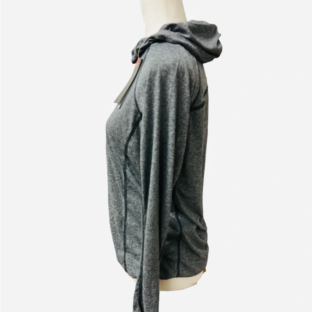 Under Armour Threadborne Train Twist Hoodie HeatGear Running Shirt Womens Sz S - Picture 6 of 8